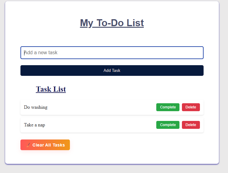 To-Do List
